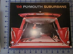 1956 Plymouth Suburbans Brochure Folder - Foto 1 di 1