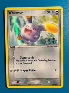 69/100 Whismur Reverse Holo Pokemon TCG Card - ex Crystal Guardians - Picture 1 of 2