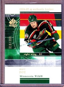 2004-05 SP Authentic Rookie Redemptions #RR15 Matt Foy RC /399 - WILD