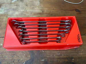 Snap-on OEXL 707B Long Combination Wrench Set ~7 piece set - 3/8" to 3/4"