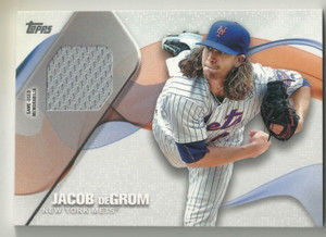 2017 TOPPS BASEBALL - JACOB deGROM - MAJOR LEAGUE MATERIAL RELIC - METS