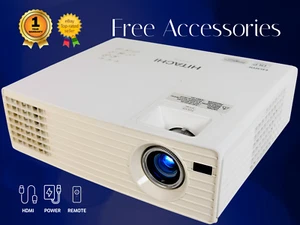 Hitachi CP-DX250 DLP Projector 2500 ANSI Cinema 3D Ready 1080p HDMI w/Bundle - Picture 1 of 11