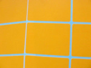20 Orange Papier Mini Aufkleber, 51x37mm Rechteck, Etiketten, Uni, Blanko, BLC536 - Bild 1 von 2