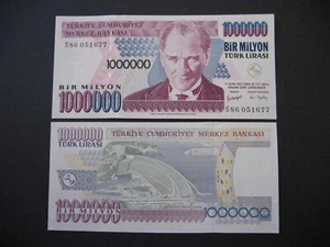 TURKEY 1000000 Lira 1970 (2002) (P213) UNC - Picture 1 of 1