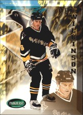 1995-96 Parkhurst International Penguins Hockey Card #439 Neil Wilkinson