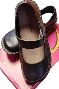 Savvy Stillschuhe Mary Jane Damen 6,5 M schwarz glatt rutschfest neu - Bild 1 von 8