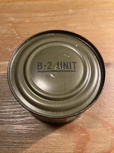 Lata de unidad B-2 de la era de la guerra de Vietnam de una ración militar MCI enero 1969 - Imagen 1 de 3