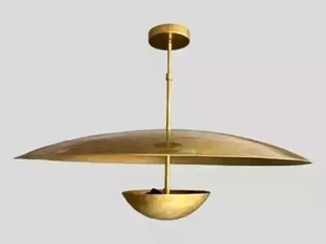 Mid Century 1950's Modern Pendant light Brass Italian Sputnik Fixture Lights - Picture 1 of 6