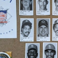 1989 1990 1991 MLB All-Star Game Program Player Cuts - U Pick a player