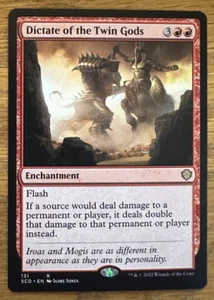 Barajas de Comandante Starter Magic The Gathering, Dictate of the Twin Gods - Imagen 1 de 1