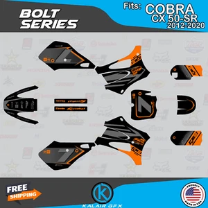Graphics Kit for Cobra CX-50 SR (2012-2020) CX50 SR  BOLT-orange - Picture 1 of 6