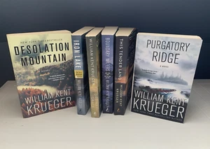 Lot of 6 WILLIAM KENT KRUEGER Mystery Books - CORK O'CONNOR - Boundary Waters - Picture 1 of 3