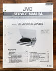JVC QL-A220 QL-A220B Record Player / Turntable  Service Manual *Original*