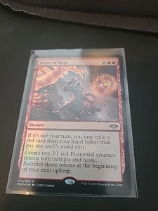 MTG Force of Rage Modern Horizons 124/254 Foil Rare - Bild 1 von 2