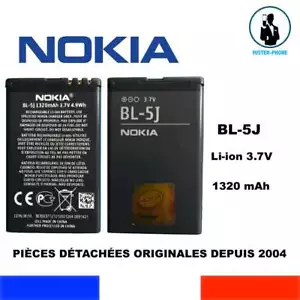 BATTERIE NEUVE ORIGINE NOKIA OEM BL5J BL-5J 1320 mAh 4,9 Wh 3,7V ORIGINAL AKKU - Imagen 1 de 6