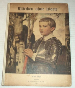 1911 MARCHEN OHNE WORTE [Fables Without Words] Georg Hirth  - 24 COLOR PLATES - Picture 1 of 6