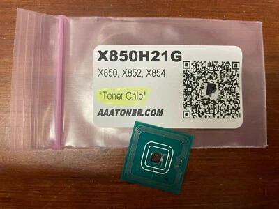 1 x Toner Chip " X850H21G " for Lexmark X850, X852, X854 Printer Refill - Image 1 of 2