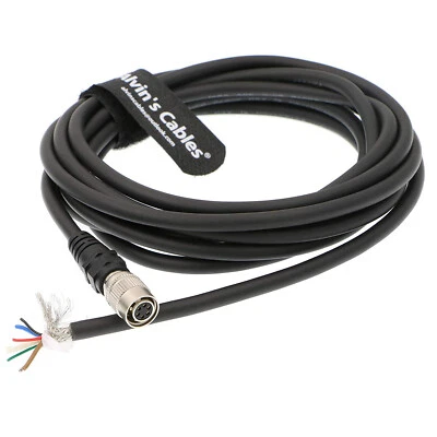 HR10A-7P-6S Hirose 6 Pin Female to Flying Lead Power I/O Cable for Basler 10M - Image 1 of 3