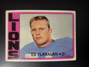 1972 TOPPS Ed Flanagan football card #149.
