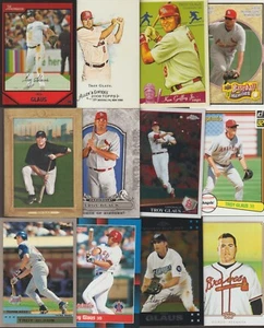 Troy Glaus Lot of 30 Baseball Cards Cardinals Angels Blue Jays Newport Beach - Picture 1 of 2