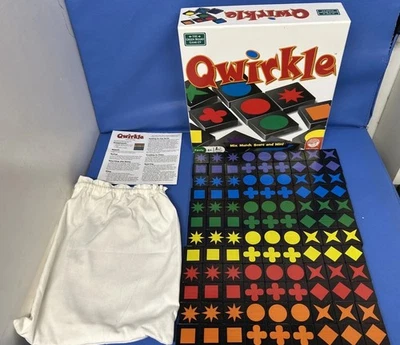 Qwirkle Family Board Game - The Green Board Game Co - Wooden Tile Game Complete - Image 1 of 4