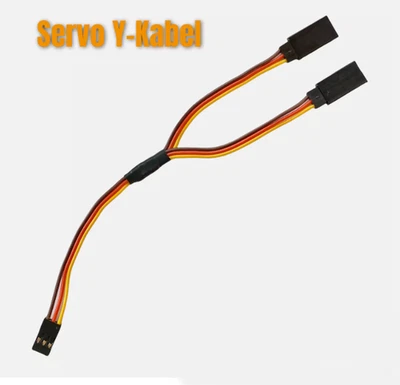 Servo Y-Verlängerungskabel Servokabel für Graupner JR Futaba 300 - 900 mm - Bild 1 von 3