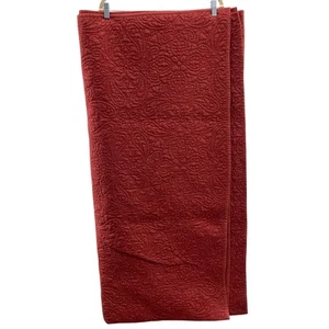 Threshold Target Rust Red Orange Full Queen Quilt Bedding Comforter Blanket - Picture 1 of 7