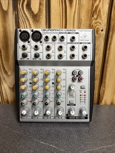 Behringer EURORACK UB802 - 8 entradas 2 buses mezclador compacto - funciona sin fuente de alimentación - Imagen 1 de 10