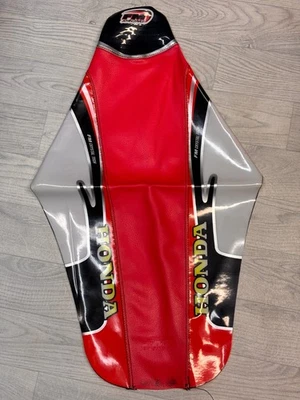 Sitzbank-Bezug für Honda CR 250 1997 FM-Racing rot schwarz gelb - Bild 1 von 2