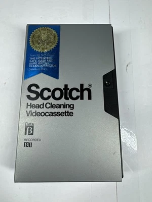 Videocasete de limpieza Scotch Head Beta BII Foto 1 de 3