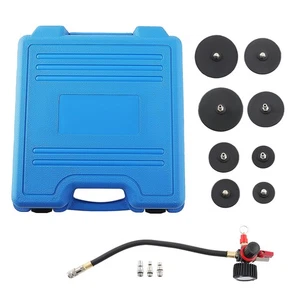 Durable Leak Down Tester with Pressure Gauge and 4 Pairs of Stepped Adapters - Picture 1 of 17