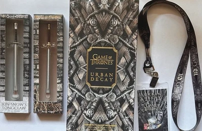 Urban Decay x Game Of Thrones Eyeshadow Palette, 2 Brushes, + Rare Lanyard - Image 1 of 4