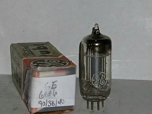 Tubos de vacío amplificador de audio radio GE 6BF6 probados de colección - Imagen 1 de 5