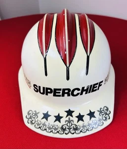 Vtg Superchief Hard Boiled Bullard Hard Hat Custom Pinstriped “Big Daddy” Safety - Picture 1 of 10