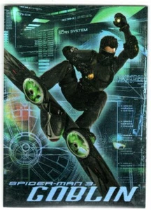 SPIDER-MAN 3 2007 MOVIE NEW GREEN GOBLIN FOIL INSERT TRADING CARD G2 1:40 PACKS - Picture 1 of 2
