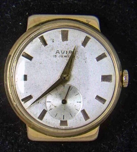Avia (Swiss) Patterned Men's Manual Peseux 320 Watch (Vintage) -- Spares/Repairs - Picture 1 of 3