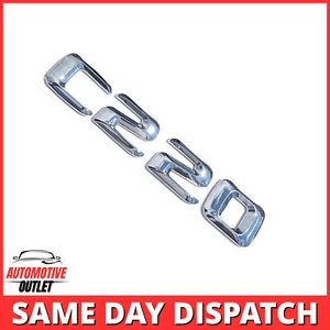 C220 LETTERING REAR BOOT LID TRUNK BADGE EMBLEM FOR MERCEDES BENZ, CHROME - Picture 1 of 3