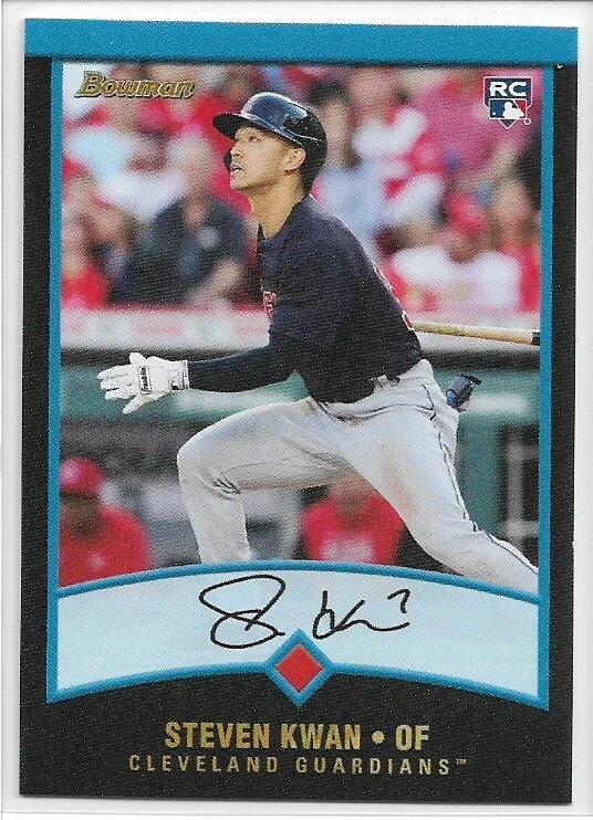 2022 Topps Throwback Thursday Steven Kwan Rookie #49 Guardians RC PR 5,275 - Image 1 of 2