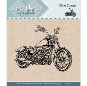 Find it Card Deco Essentials - Clear Stamps - Motor Bike 7.6 x 5.4 cm - Picture 1 of 1