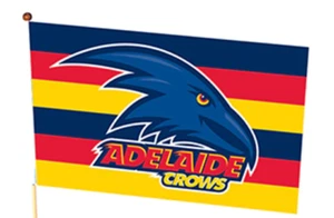 Adelaide Crows Official AFL Medium Flag 30cm x 48cm with Tracking - Picture 1 of 1