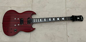 2006 Epiphone SG G-400 Husk Cherry Red Body Neck Project