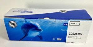 Toner ciano premium compatibile Dell CDS3840C per stampante multifunzione S3840 & S3845 - Foto 1 di 2