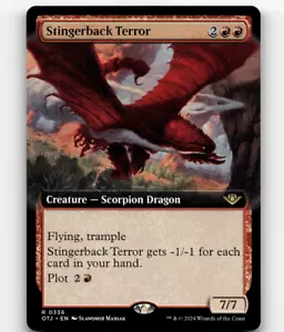 MTG Stingerback Terror (Extended Art) 336 - Outlaws of Thunder Junction - Picture 1 of 1