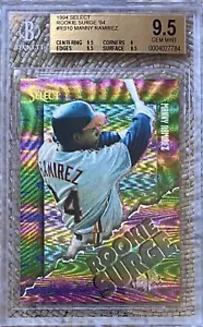 1994 SELECT ROOKIE SURGE MANNY RAMIREZ BGS 9.5 POP 1 - Picture 1 of 2