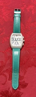 Lancaster Men’s Chronograph Watch 0204 Aluminum Case W/ Date Rare. - Image 1 of 4