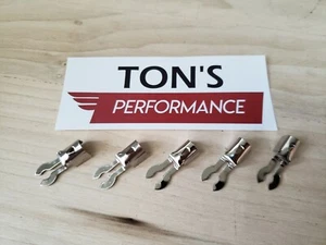 Fork Nickel Spark Plug Wire Ends Clips Crimp terminals Maytag Briggs Hit & Miss - Picture 1 of 2