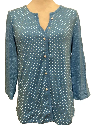 Top Westbound, blusa, grande, mangas 3/4, abotonada, 100% algodón Foto 1 de 4