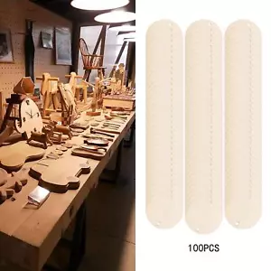 100Pcs Wood Blank Round Unfinished for Craft Projects Birthday Present Tags - Picture 1 of 9