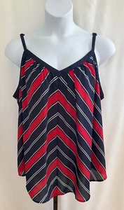 Torrid women's size 3X tank top with stripe print. - Picture 1 of 8