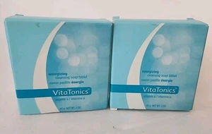 AVON VitaTonics Energizing Cleansing Soap Vitamins A New NOS RARE!! Lot of 2 - Picture 1 of 3